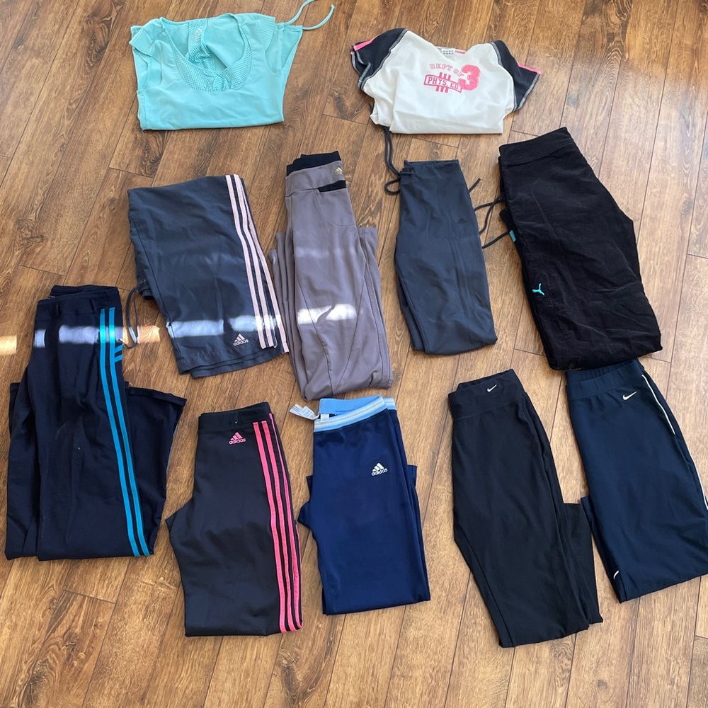 ADIDAS, NIKE, PUMA BUNDLE: Sizes XS-S